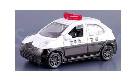 NISSAN March old  японская полиция М-тех 1/72, масштабная модель, scale0