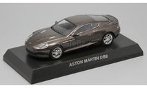 Aston Martin DB9 brown Kyosho 1/64, масштабная модель, scale64