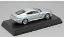 Aston Martin DB9 Kyosho серо-голубая 1/64, масштабная модель, scale64