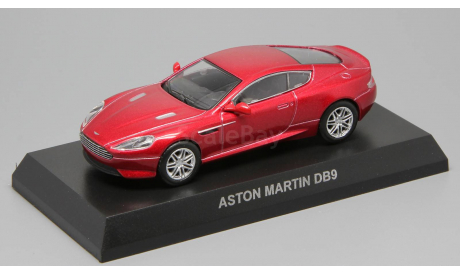 Aston Martin DB9 Kyosho красный 1/64, масштабная модель, scale64