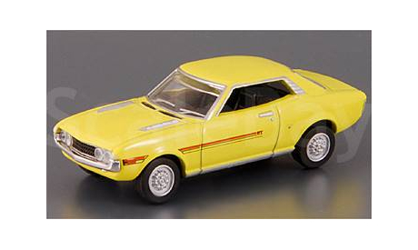 TOYOTA Celica 1600GT желтая Real-X 1/72, масштабная модель, scale0