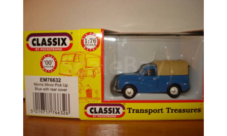 Morris Minor 1000 Pick Up Blue Classix 1/76, масштабная модель, scale0