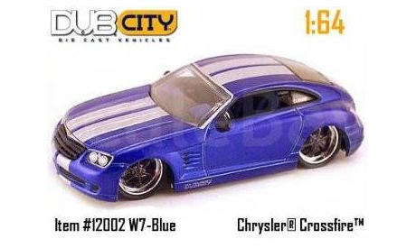 Jada Chrysler Crossfire 1/64, масштабная модель, scale64