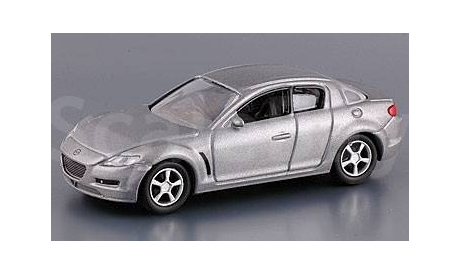 MAZDA RX-8 серая Real-X 1/72, масштабная модель, scale0