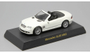 Mercedes Benz SL55 AMG White Kyosho 1/64, масштабная модель, scale64, Mercedes-Benz