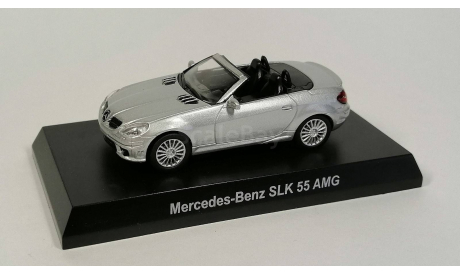 Mercedes Benz  SLK 55  AMG Silver Kyosho 1/64, масштабная модель, Mercedes-Benz, scale64