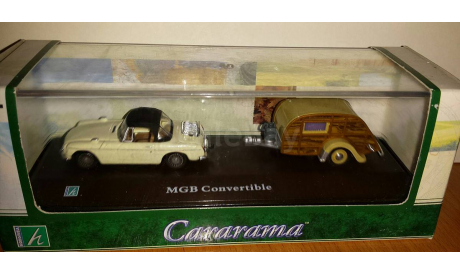 MGB Convertible and trailer  CARARAMA Hongwell Schuco  1/72, масштабная модель, Mercedes-Benz, scale72