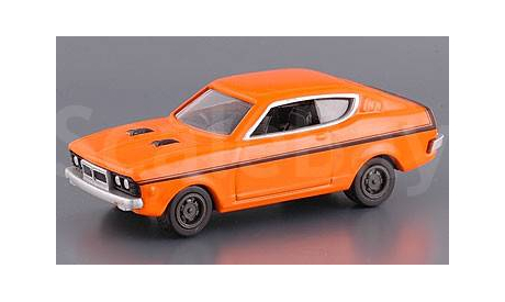 MITSUBISHI Galant GTO оранжевая М-тех 1/72, масштабная модель, scale0