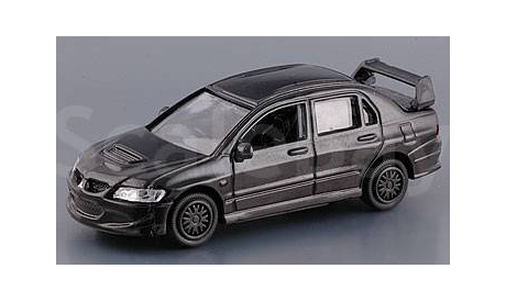 MITSUBISHI Lancer Evolution черная М-тех 1/72, масштабная модель, scale0