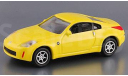 NISSAN 350Z желтый Real-X 1/72, масштабная модель, scale0