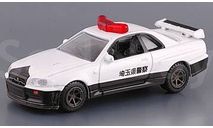 NISSAN Skyline GT-R японская полиция М-тех 1/72, масштабная модель, scale0