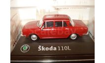 SKODA 110 L - 1969 бордовая Abrex 1/72, масштабная модель, Škoda, scale72