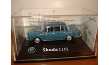 SKODA 110 L - 1969 синяя Abrex 1/72, масштабная модель, Škoda, scale72