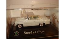Skoda Felicia 1963 dark white Abrex 1/72, масштабная модель, Škoda, scale72