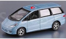 TOYOTA Estima голубая полиция Real-X 1/72, масштабная модель, scale0