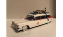 Ghostbusters  Ecto-1 Hot Wheels Elite 1:43 (Cadillac), редкая масштабная модель, 1/43