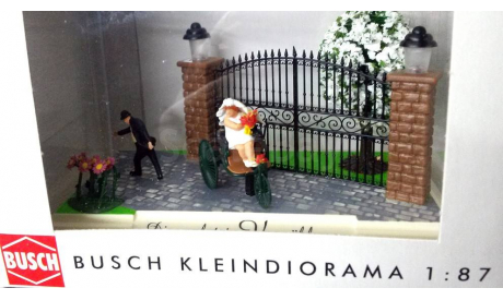 BUSCH свадебная mini diorama # 7649 SALE!, масштабная модель, 1:87, 1/87, Mercedes-Benz