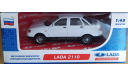 Lada 2110 белая CarLine, масштабная модель, ВАЗ, scale43