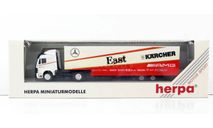 Модель грузовика ’Mersedes’ с прицепом AMG Sport Herpa 867042., масштабная модель, scale87, Mercedes-Benz
