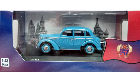 Москвич 400 светло голубой  1:43  IST 113, масштабная модель, IST Models, scale43