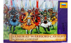 Набор для сборки солдатиков масштаб 1:72  Конные самураи XVI-XVII вв. Звезда 8025