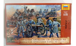 Набор для сборки солдатиков масштаб 1:72 Шведская артиллерия Звезда 8066