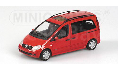 Minichamps MERCEDES-BENZ VANEO (W414) - 2001 - RED L.E. 1008 pcs., масштабная модель, scale43