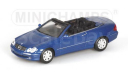 Minichamps MERCEDES-BENZ CLK-CLASS CABRIOLET (A209) - 2003 – BLUE L.E. 1008 pcs., масштабная модель, scale43