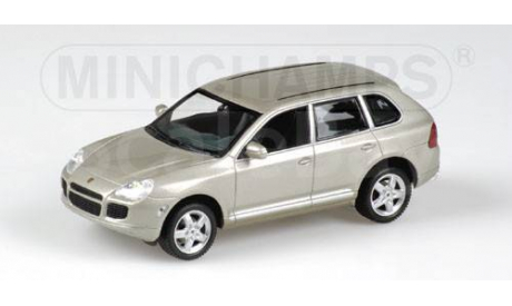 Minichamps PORSCHE CAYENNE TURBO - 2002 - BEIGE METALLIC L.E. 2208 pcs., масштабная модель, scale43