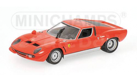 Minichamps LAMBORGHINI JOTA - 1970 - RED L.E. 6960 pcs., масштабная модель, scale43