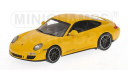 Minichamps PORSCHE 911 GTS (997 II) - 2011 - YELLOW L.E. 2016 pcs., масштабная модель, 1:43, 1/43