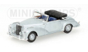 Minichamps MERCEDES-BENZ 300 S CABRIOLET (W188) – 1954 – SILVER L.E. 1296 pcs., масштабная модель, scale43