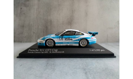 Minichamps PORSCHE 911 GT3 - ´KERAMAG´ - MARCO BARTHLOMEYCZIK - PORSCHE CARRERA CUP 2005 L.E. 2592 pcs., масштабная модель, scale43