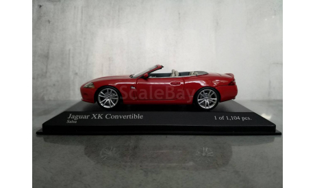 Minichamps JAGUAR XK CABRIOLET - 2005 - RED L.E. 1104 pcs., масштабная модель, scale43