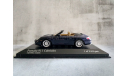 Minichamps PORSCHE 911 CABRIOLET - 2001 - BLUE METALLIC L.E. 2016 pcs., масштабная модель, scale43