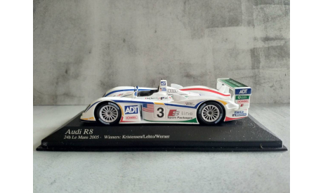 Minichamps AUDI R8 - LEHTO/WERNER/KRISTENSEN - WINNER - TEAM CHAMPION -  24H LE MANS 2005., масштабная модель, scale43