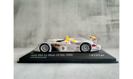 Minichamps AUDI R8R - AIELLO/MCNISH/ORTELLI - SECOND - AUDI SPORT TEAM JOEST RACING - 24H LE MANS 2000 L.E. 2976 pcs., масштабная модель, 1:43, 1/43