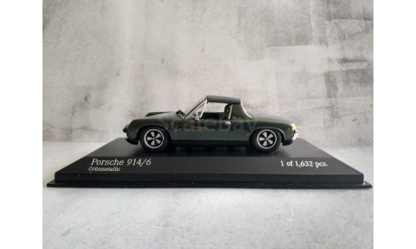 Minichamps PORSCHE 914/6 - 1970 - GREEN L.E. 1632 pcs., масштабная модель, scale43