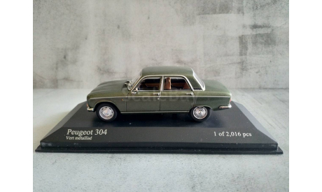 Minichamps PEUGEOT 304 - 1969 - GREEN L.E. 2016 pcs., масштабная модель, scale43