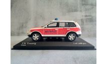 Minichamps VOLKSWAGEN TOUAREG - 2002 - ‚NOTARZT‘ L.E. 1008 pcs., масштабная модель, scale43