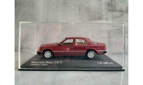 Minichamps MERCEDES-BENZ 230 E (W124) - 1991 - RED METALLIC L.E. 1008 pcs., масштабная модель, scale43