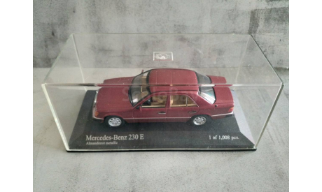Minichamps MERCEDES-BENZ 230 E (W124) - 1991 - RED METALLIC L.E. 1008 pcs., масштабная модель, scale43