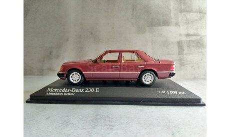 Minichamps MERCEDES-BENZ 230 E (W124) - 1991 - RED METALLIC L.E. 1008 pcs., масштабная модель, scale43