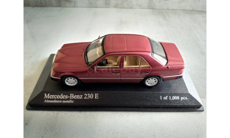 Minichamps MERCEDES-BENZ 230 E (W124) - 1991 - RED METALLIC L.E. 1008 pcs., масштабная модель, scale43