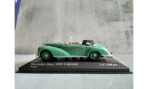 Minichamps MERCEDES-BENZ 300S CABRIOLET (W188) - 1954 - GREEN L.E. 1008 pcs., масштабная модель, scale43