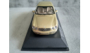 Minichamps MERCEDES-BENZ CL-CLASS COUPE (C215) - 1999 - GOLD L.E. 1008 pcs., масштабная модель, scale43