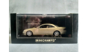 Minichamps MERCEDES-BENZ CL-CLASS COUPE (C215) - 1999 - GOLD L.E. 1008 pcs., масштабная модель, scale43