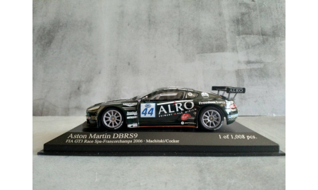 Minichamps	ASTON MARTIN DBRS9 - BARWELL MOTORSPORT - MACHITSKI/COCKER - FIA GT3 RACE SPA-FRANCORCHAMPS – 2006 L.E. 1008 pcs., масштабная модель, 1:43, 1/43