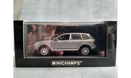 Minichamps PORSCHE CAYENNE V6 - 2002 - GREY METALLIC L.E. 3024 pcs., масштабная модель, scale43