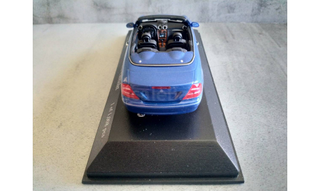 Minichamps MERCEDES-BENZ CLK-CLASS CABRIOLET (A209) - 2003 – BLUE L.E. 1008 pcs., масштабная модель, scale43